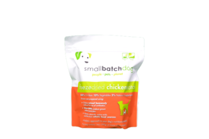 SmallBatch Raw Freeze-Dried Chicken Sliders for Dogs