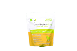 SmallBatch Raw Freeze-Dried Pork Sliders for Dogs