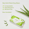 Earth Rated Certified Compostable Wipes Unscented 100 Count