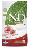 Farmina N&amp;D Chicken &amp; Pomegranate Kitten Dry Food