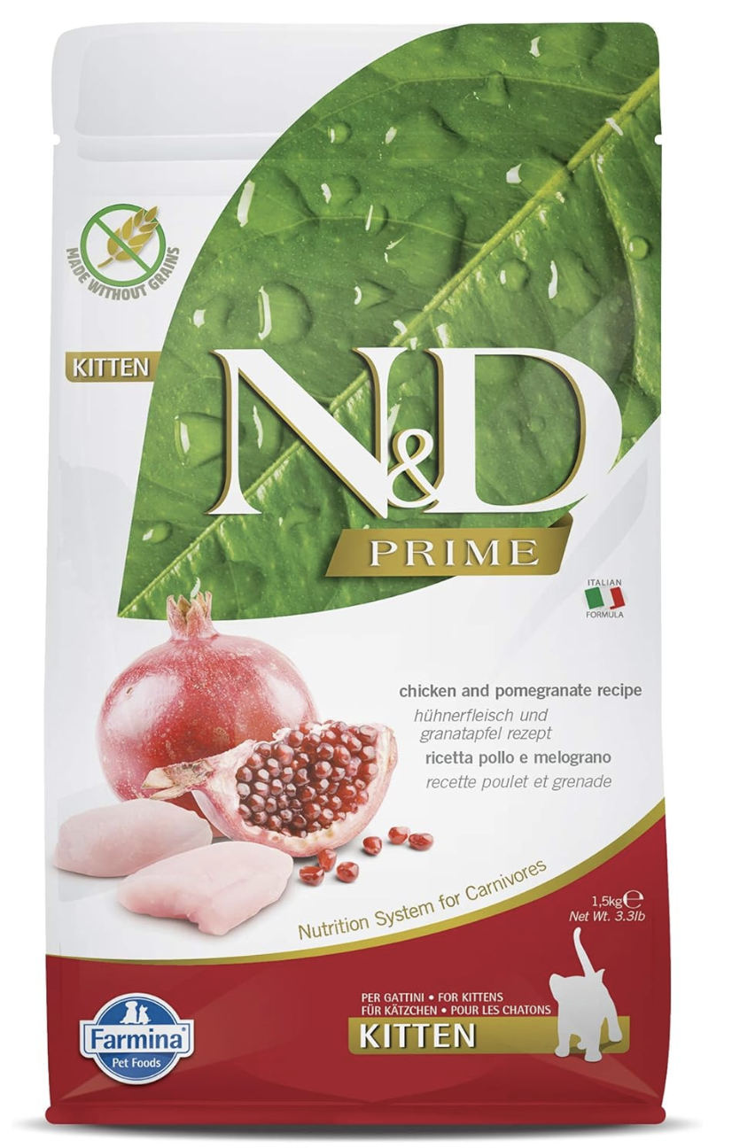 Farmina N&D Chicken & Pomegranate Kitten Dry Food