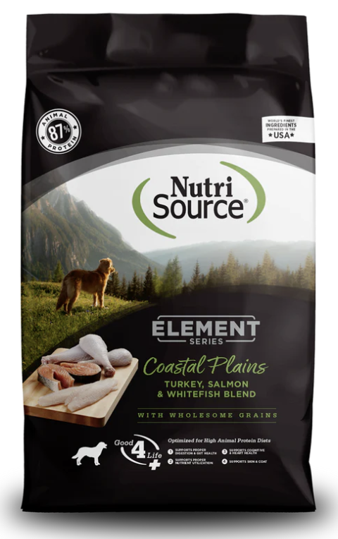NutriSource Element Series Coastal Plains Recipe With Heirloom Grains Dry Dog Food