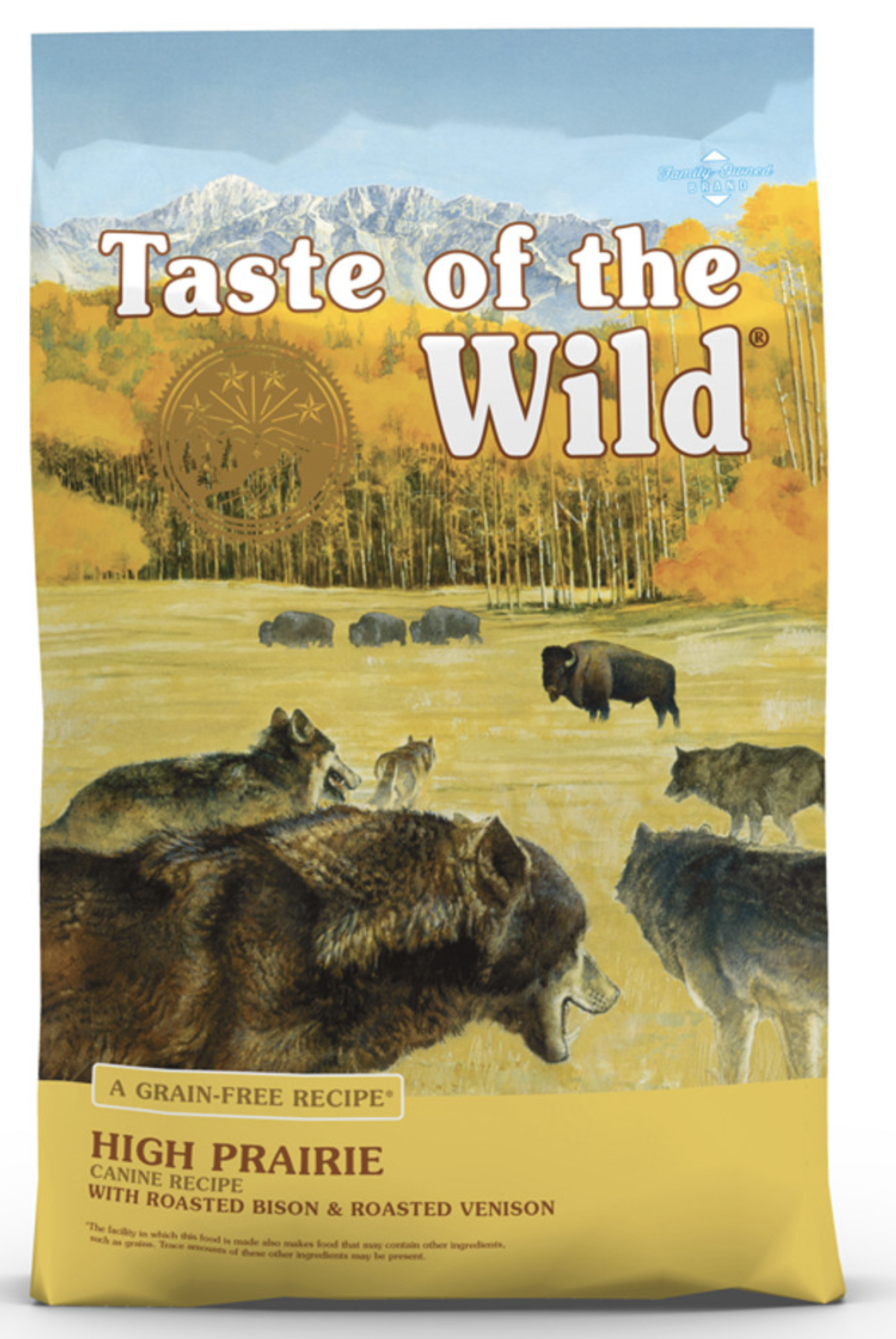 Taste of the Wild Grain-Free High Prairie Canine Recipe w/ Roasted Bison & Roasted Venison Dry Dog Food
