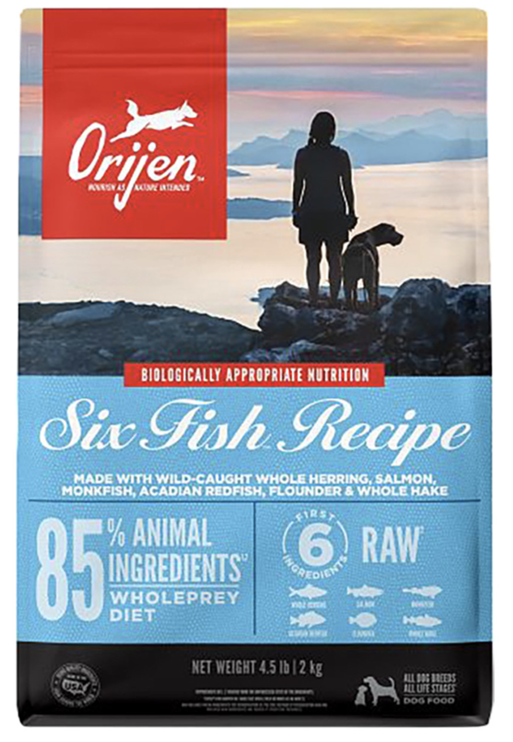 Orijen Six Fish Recipe Dry Dog Food
