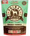 Primal Raw Frozen Canine Patties Chicken Formula Dog Food