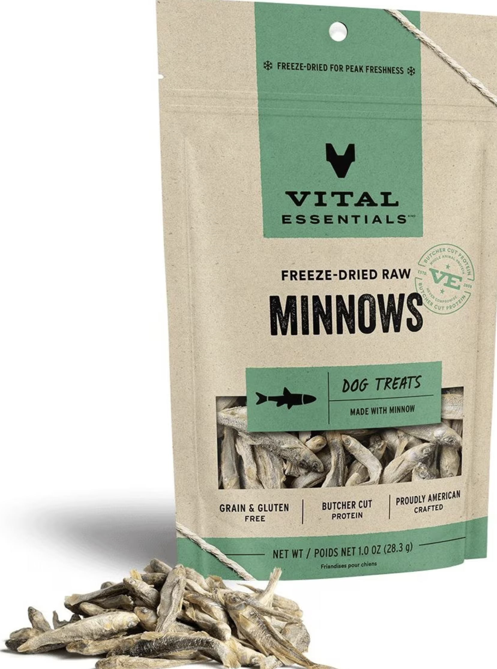 Vital Essentials Minnows Freeze-Dried Raw Dog Treats