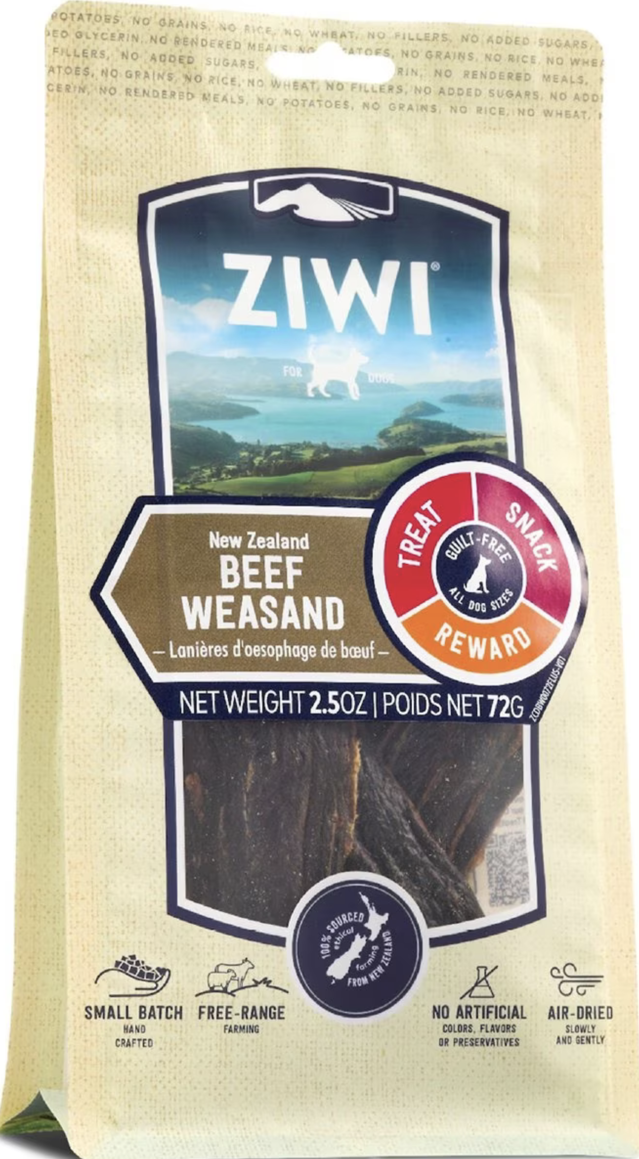 Ziwi Air-Dried Beef Weasand Dog Chews