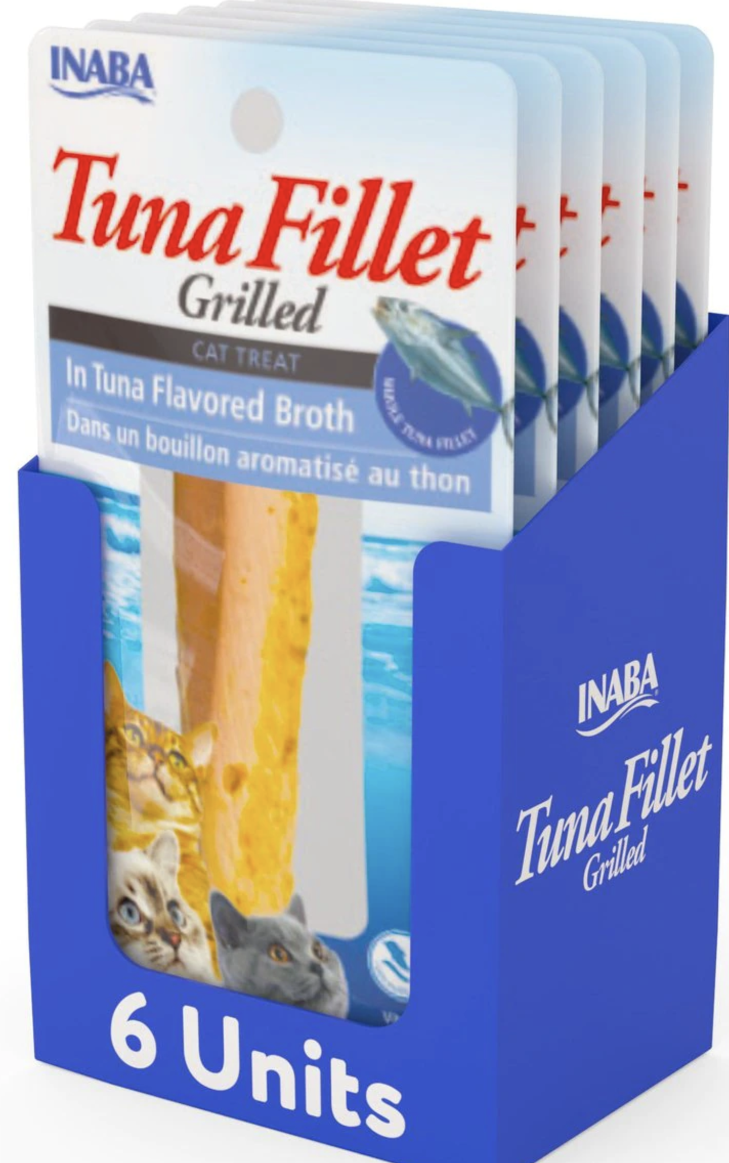 Inaba Ciao Grilled Tuna Fillet in Tuna Flavored Broth Cat Treat