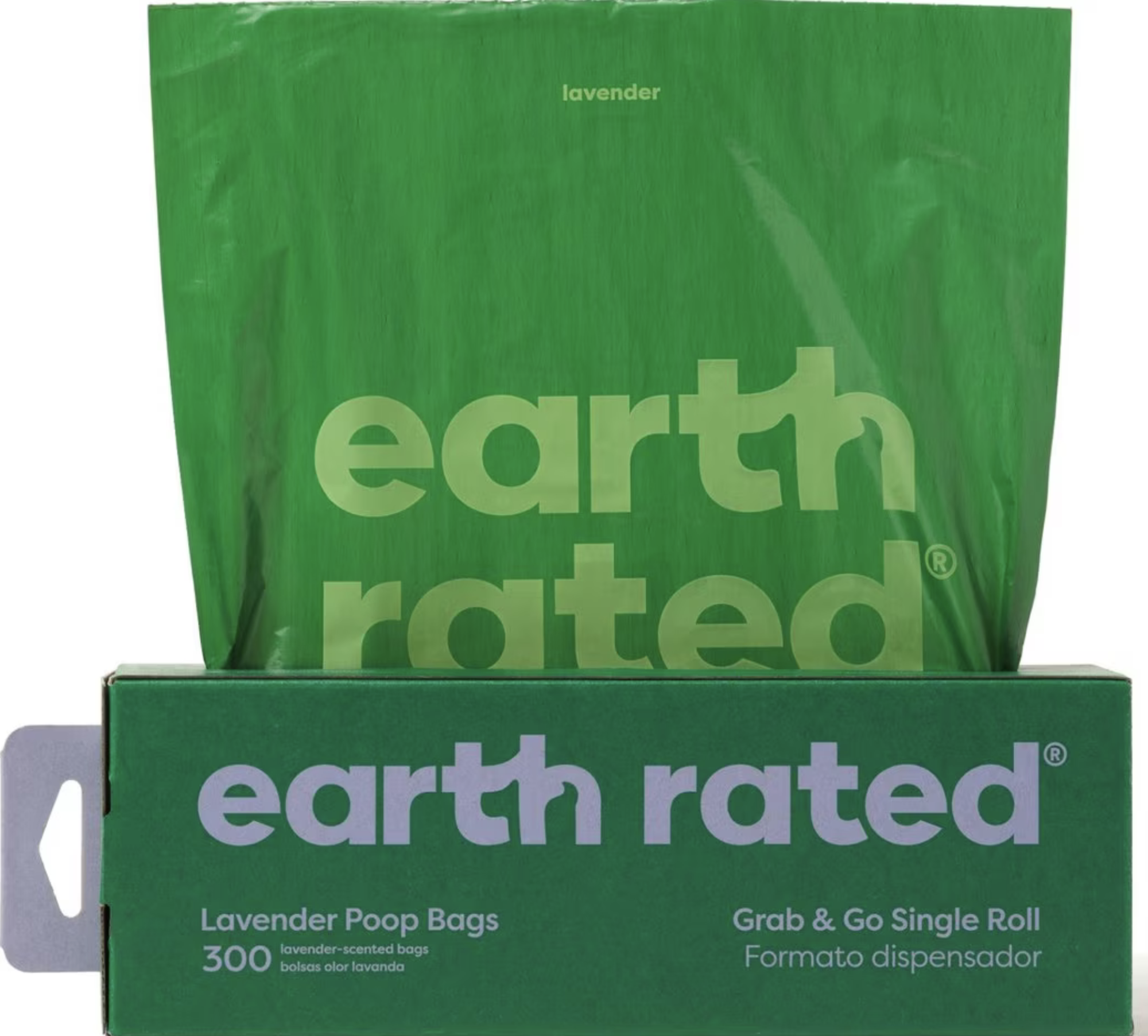 Earth Rated Lavender Scented Poop Bag Large Single Roll