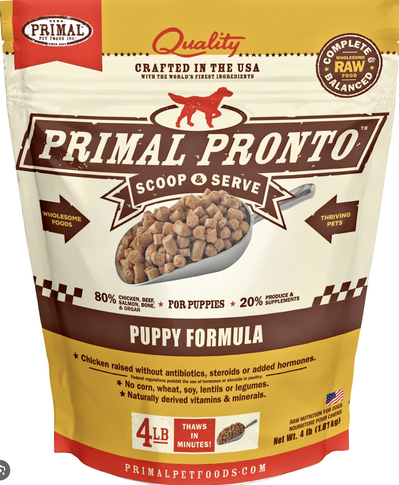 Primal Raw Frozen Puppy Pronto