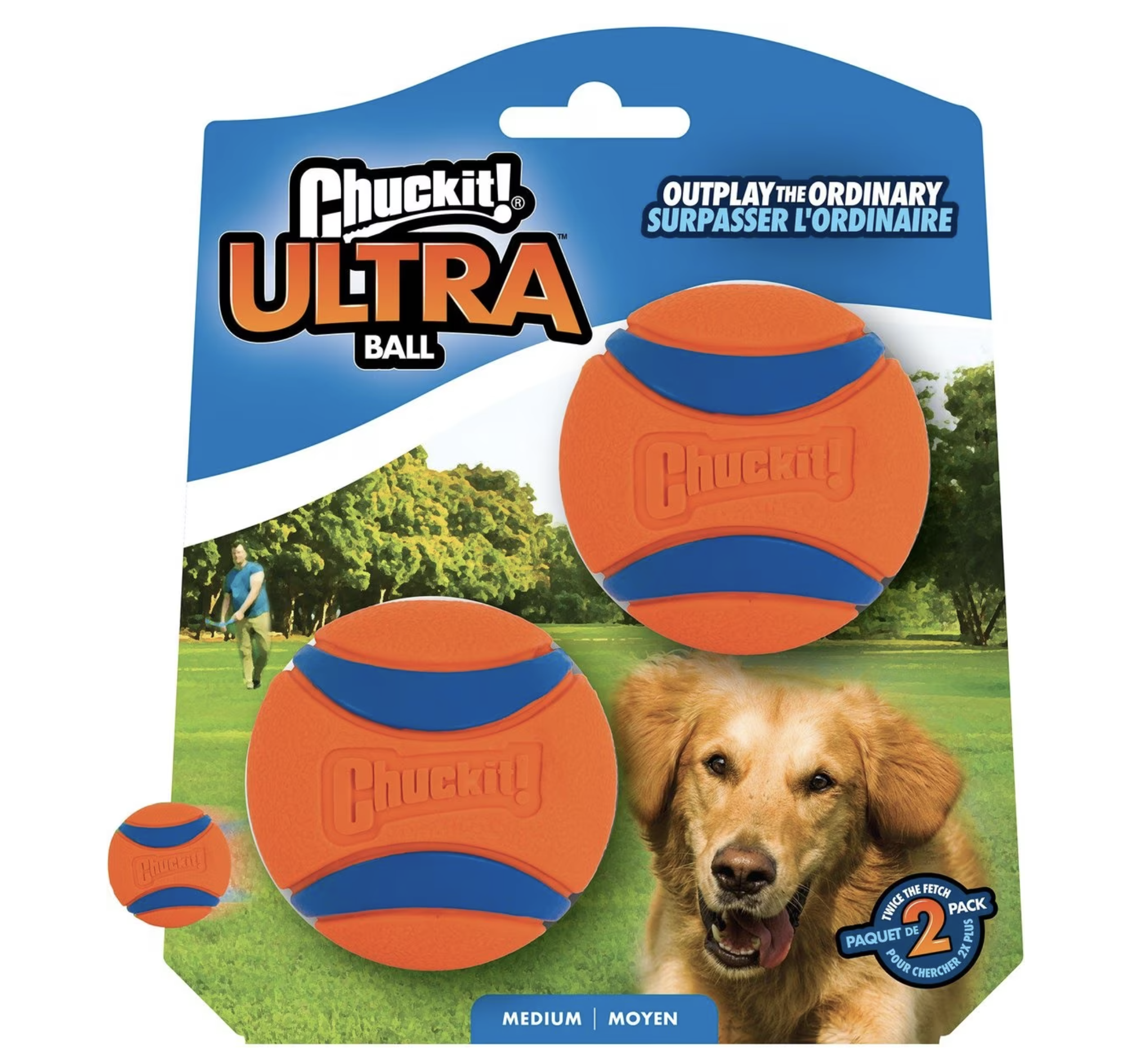 CHUCKIT! Ultra Rubber Ball Dog Toy