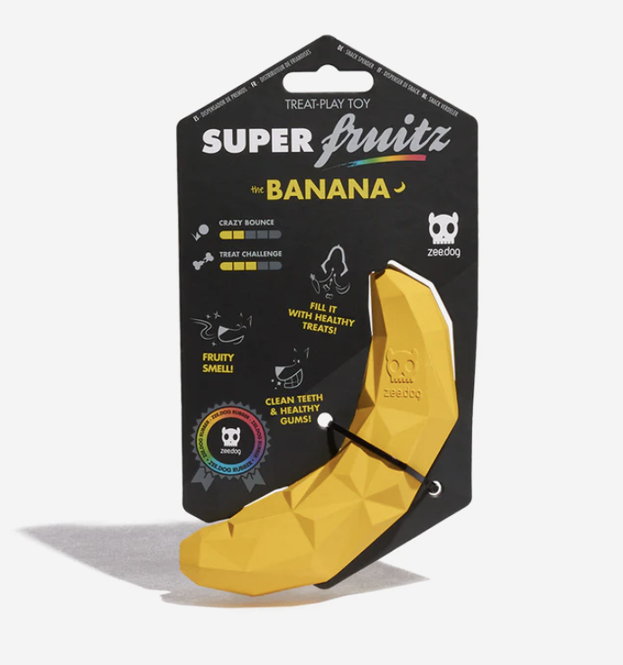 Zee Dog Super Banana Tough Dog Toy