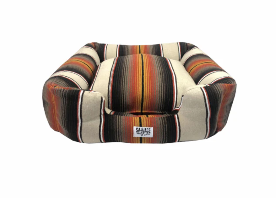Salvage Maria's Saltillo Serape Bumper Bed