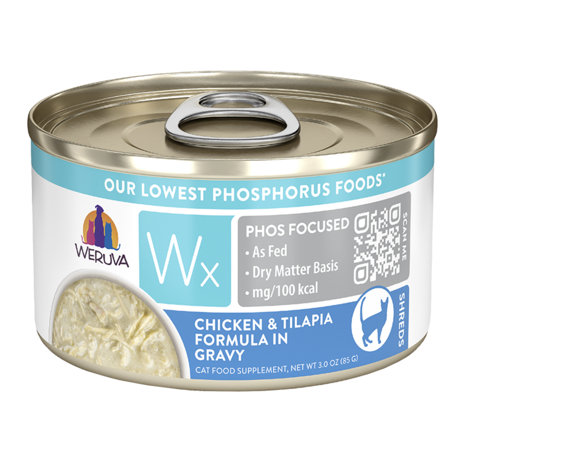 Weruva WX Chicken & Tilapia in Gravy Canned Cat Food