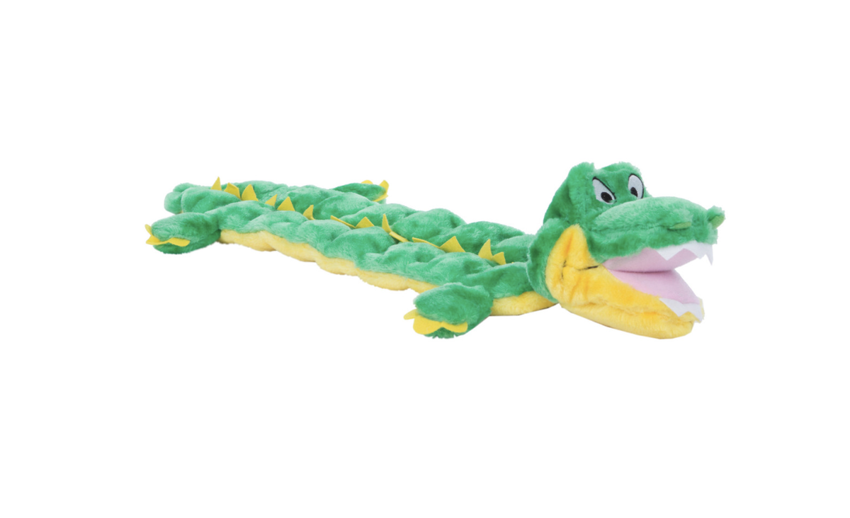 Outward Hound Gator Squeaker Matz Plush Toy