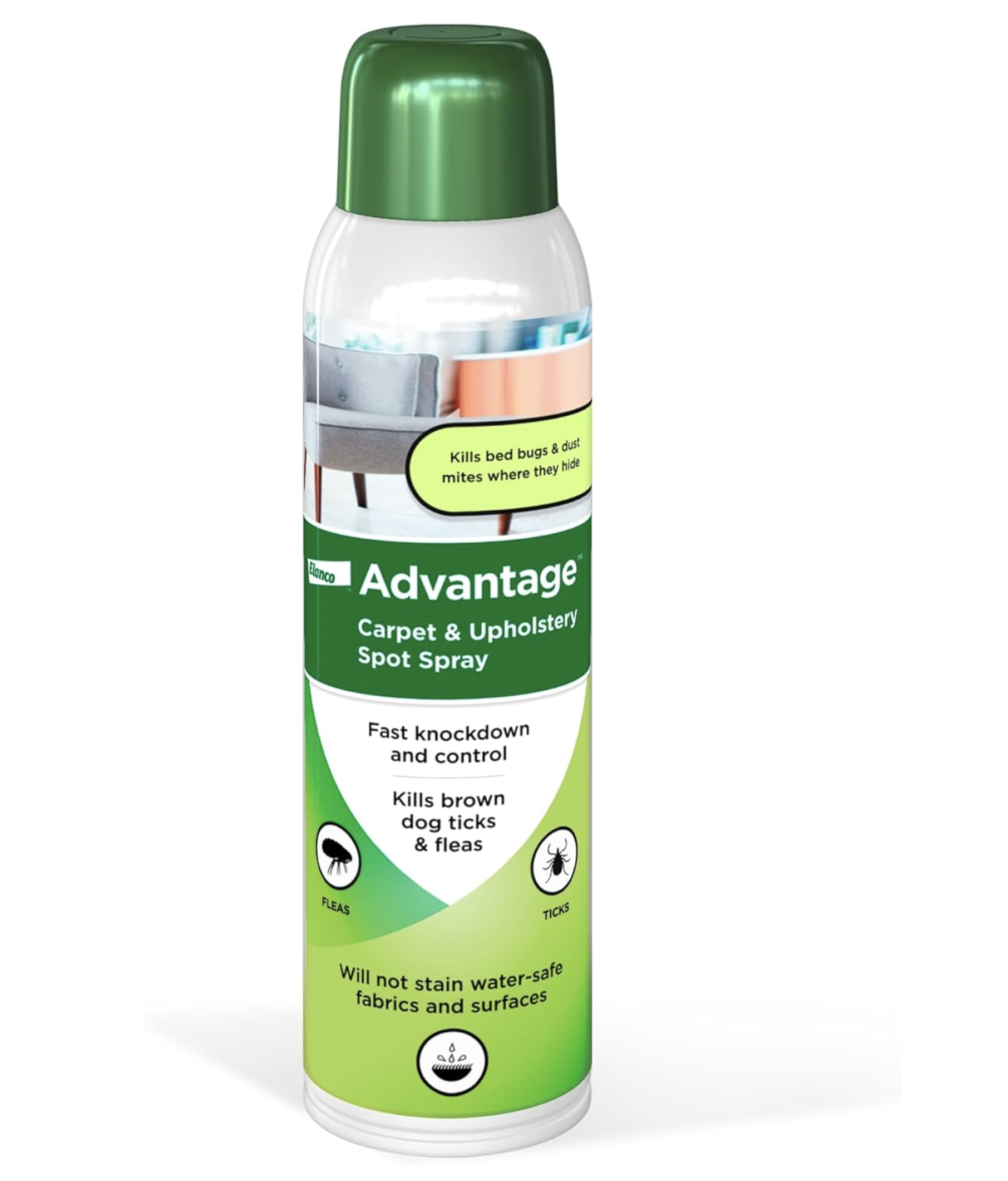 Advantage Carpet & Upholstery Spot Spray | Kills Fleas & Ticks