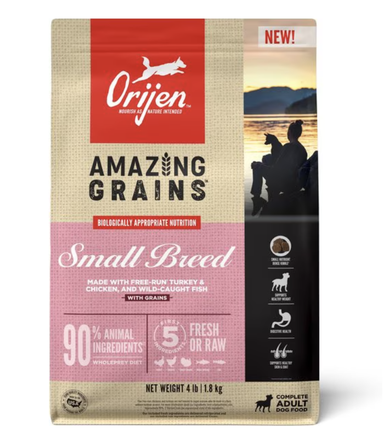 Orijen Amazing Grains Small Breed Dry Dog Food