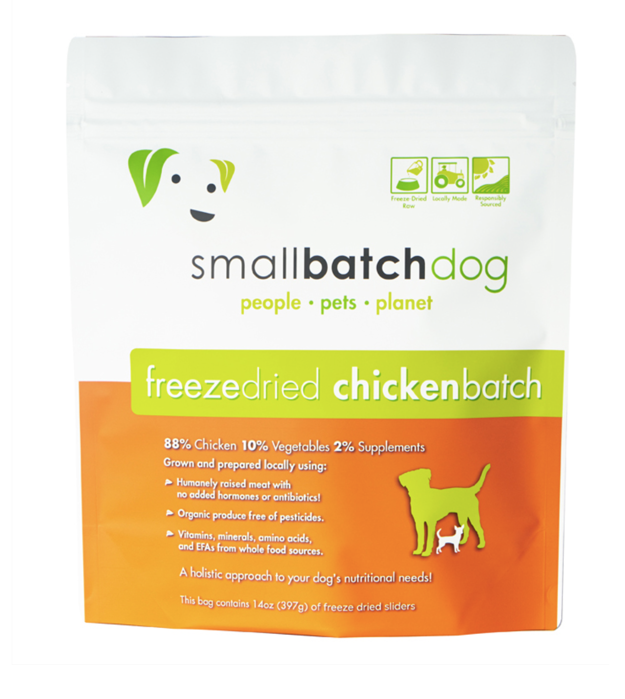 Smallbatch Raw Freeze-Dried Chicken Dog Food
