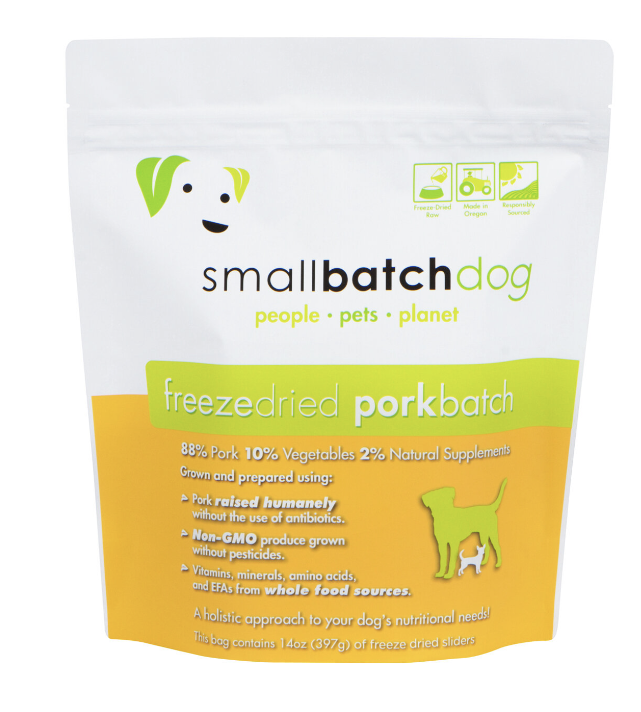 Smallbatch Raw Freeze-Dried Pork Dog Food