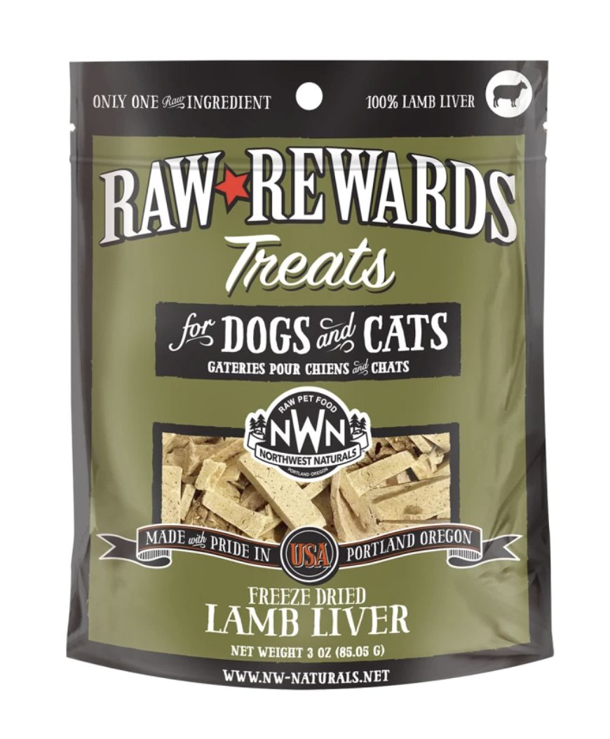 Raw Rewards Lamb Liver Freeze-Dried Treat