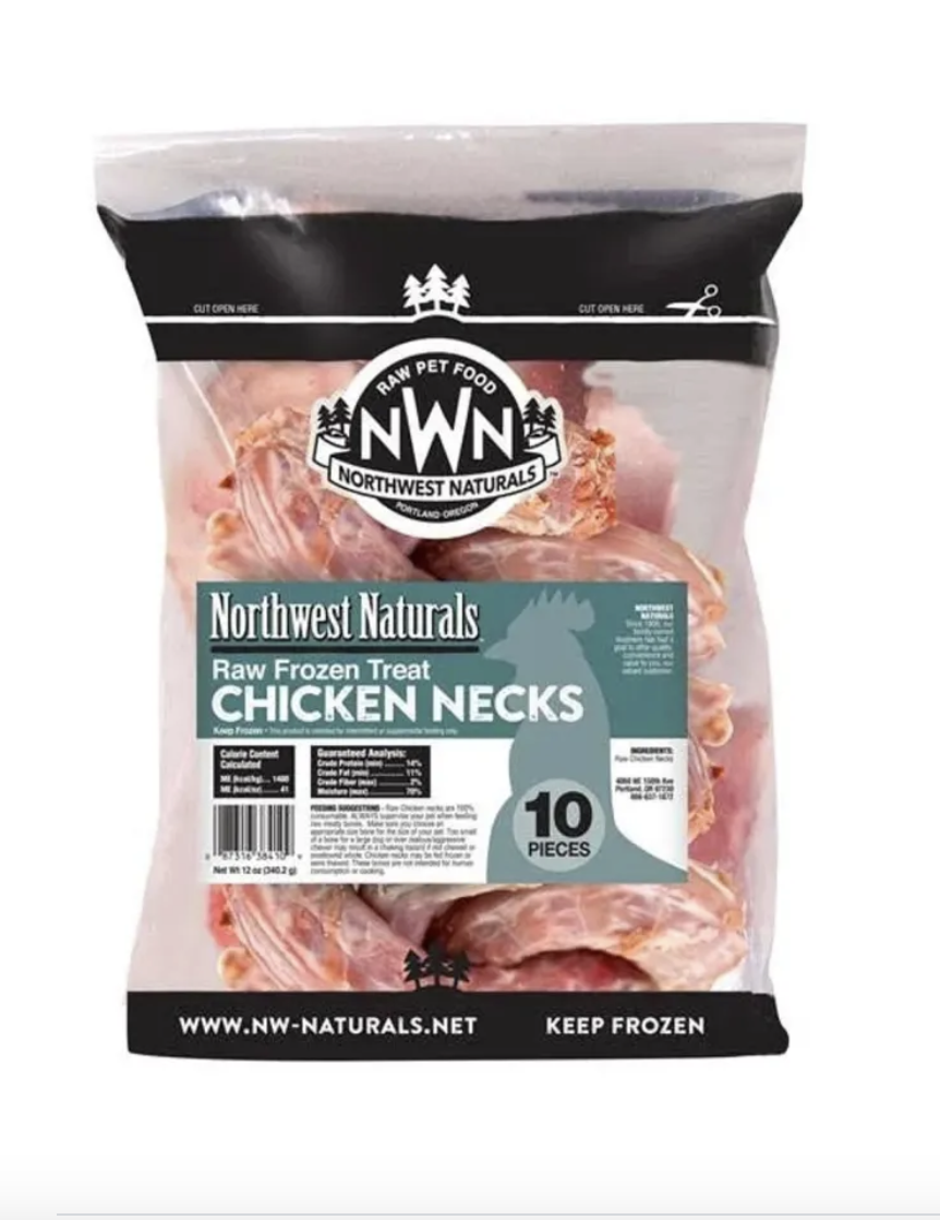 Northwest Naturals Chicken Necks Raw Frozen
