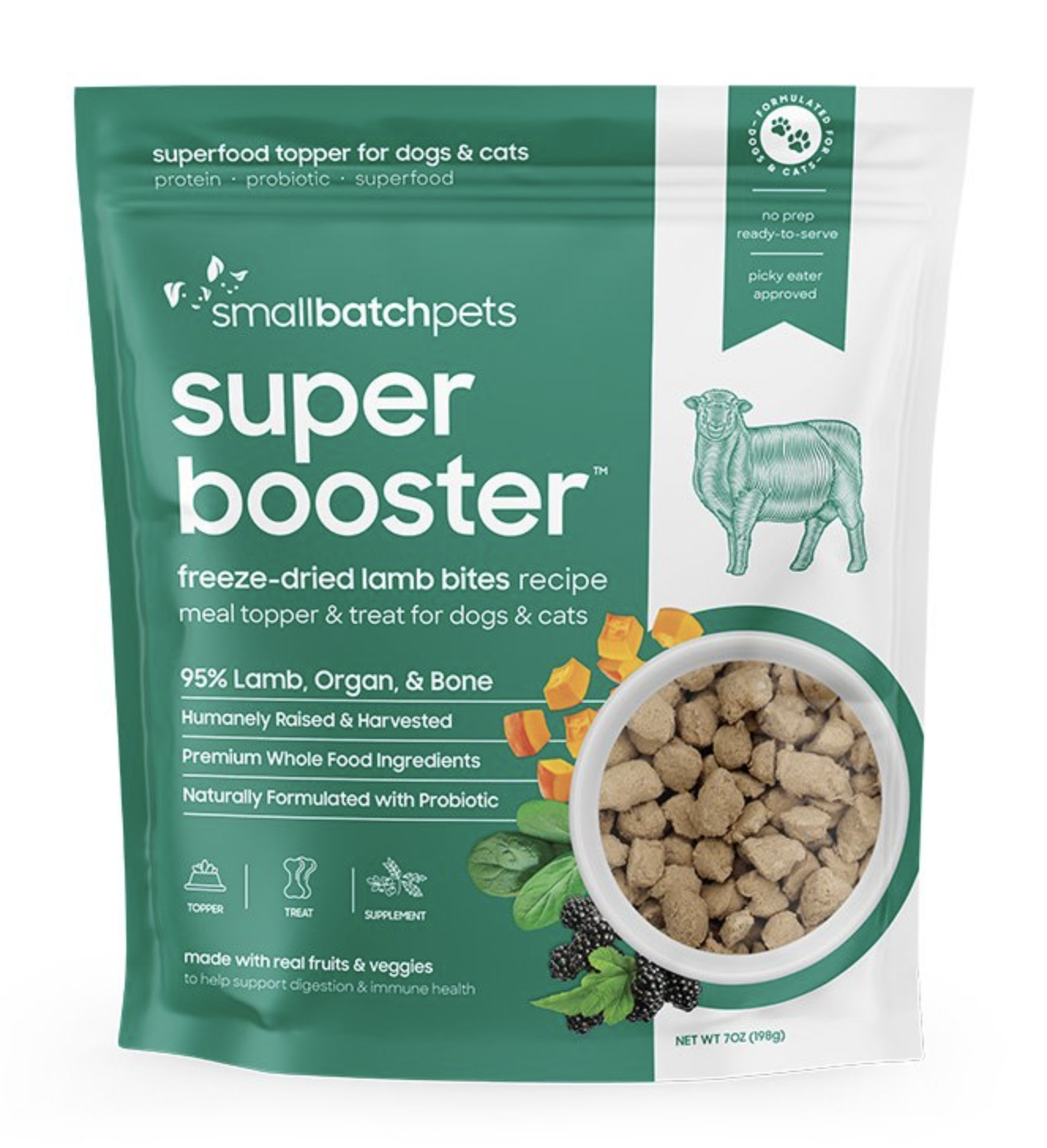 SmallBatch Super Booster Lamb Freeze-Dried Topper