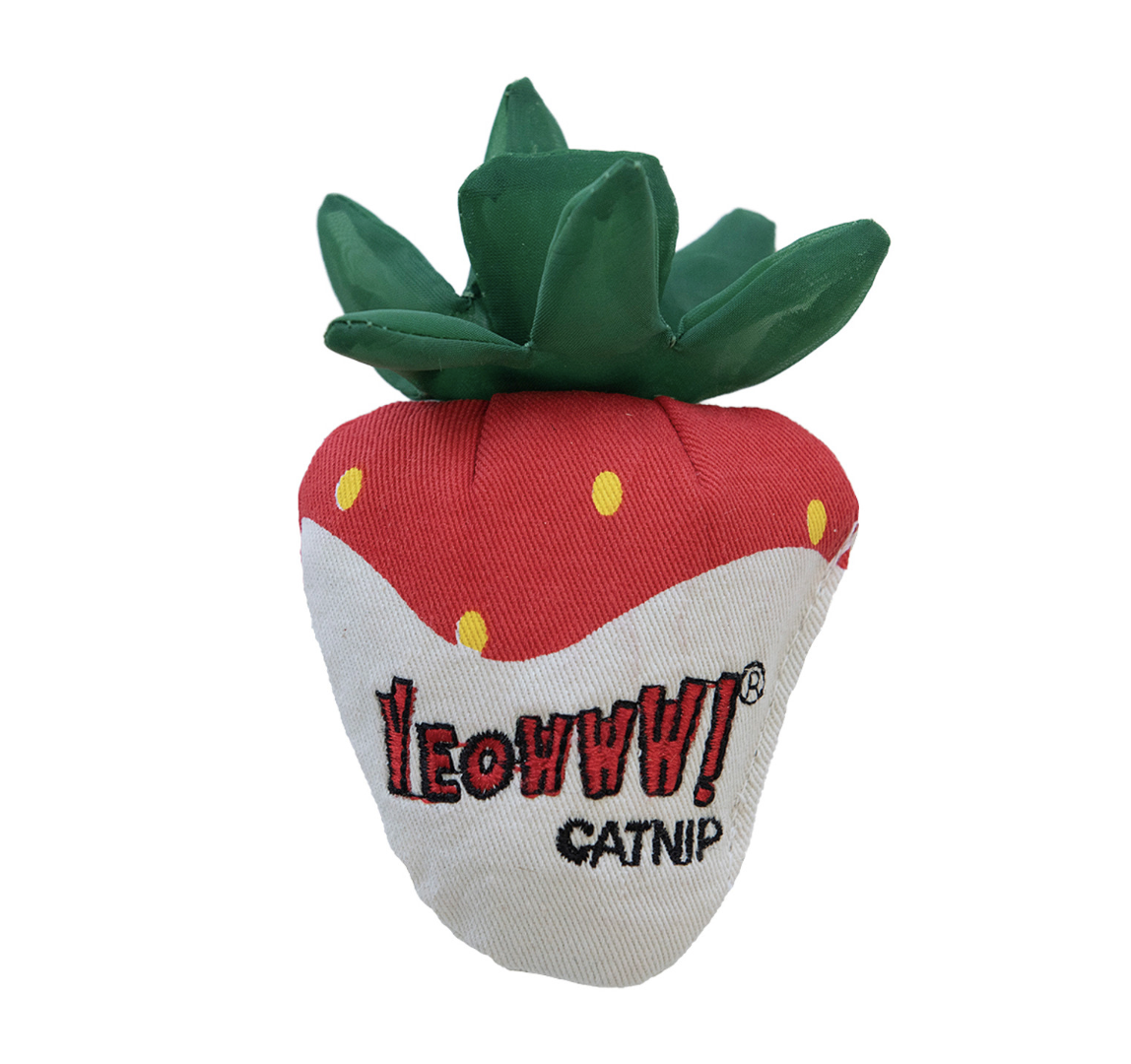 Yeowww Strawberry Cat Toy