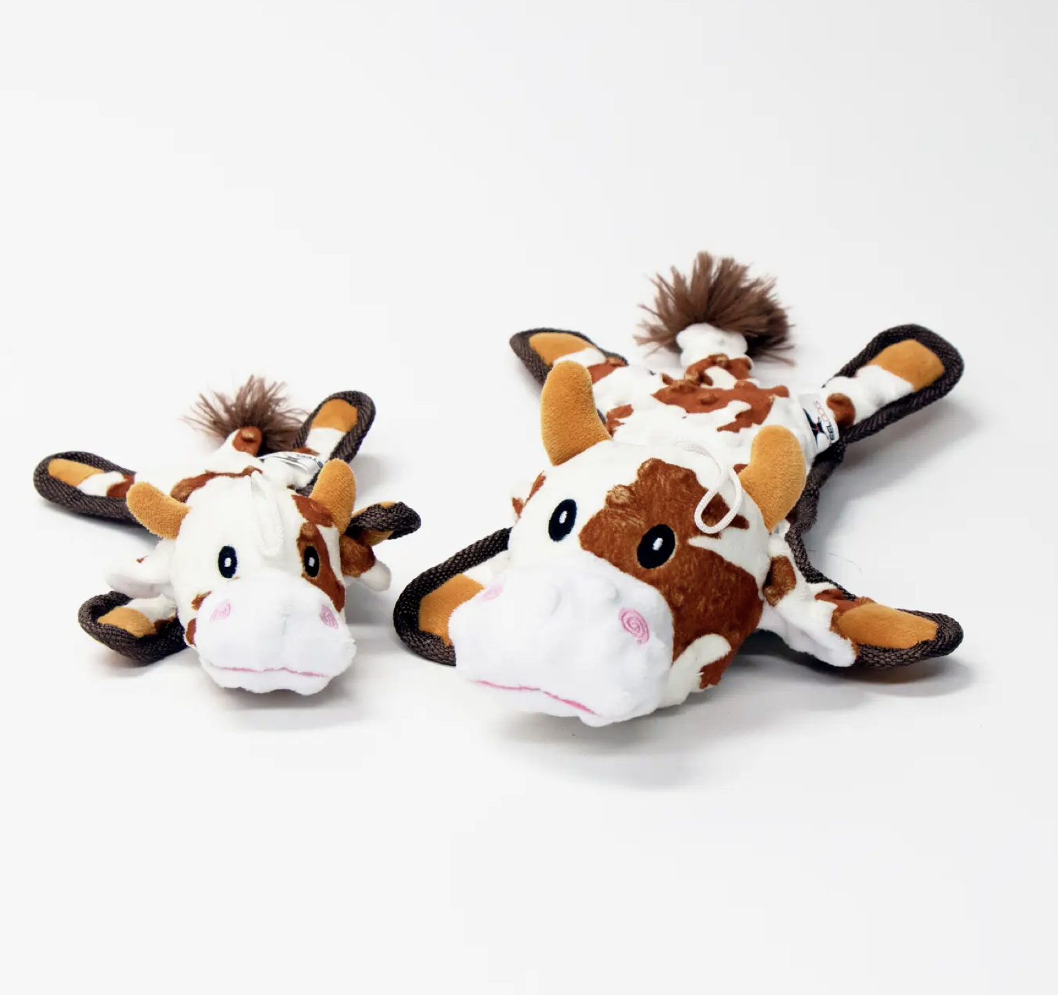 Steel Dog BABY Bump Flat Brown Cow