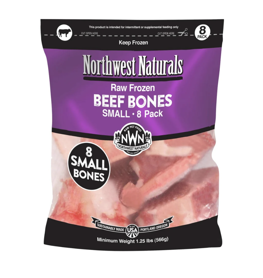 Northwest Naturals Beef Bones Raw Frozen Small