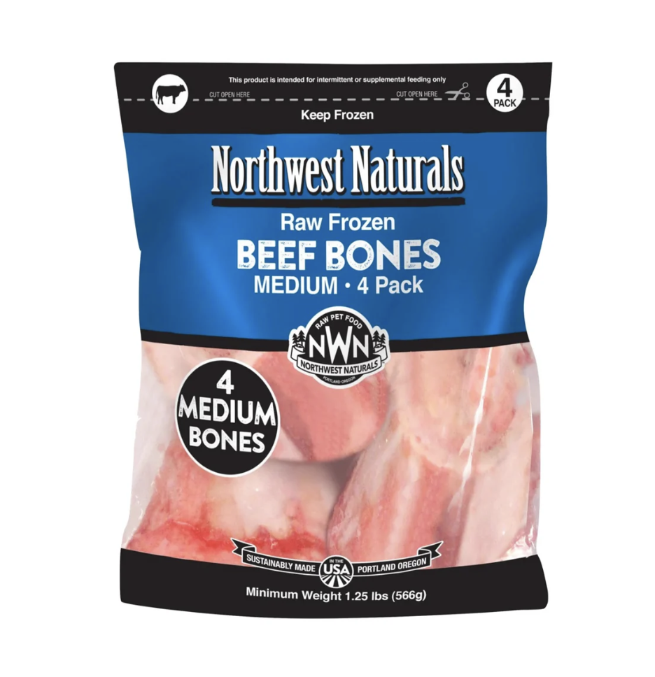 Northwest Naturals Beef Bones Raw Frozen Medium