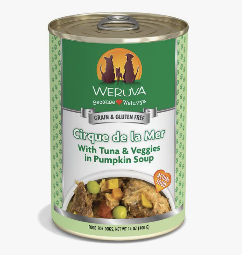 Weruva Cirque De La Mer with Tuna & Veggies in Pumpkin Soup