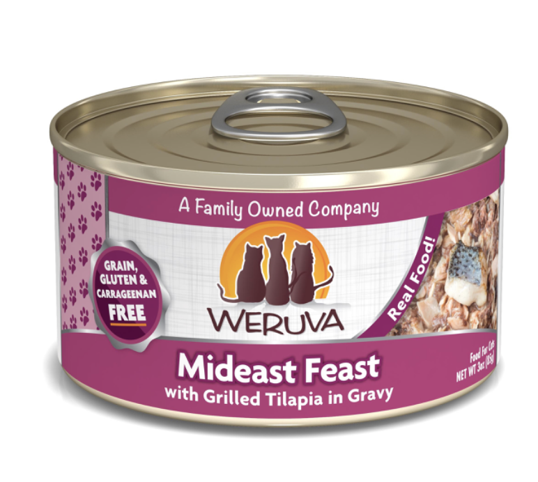 Weruva Mideast Feast with Grilled Tilapia in Gravy Canned Cat Food