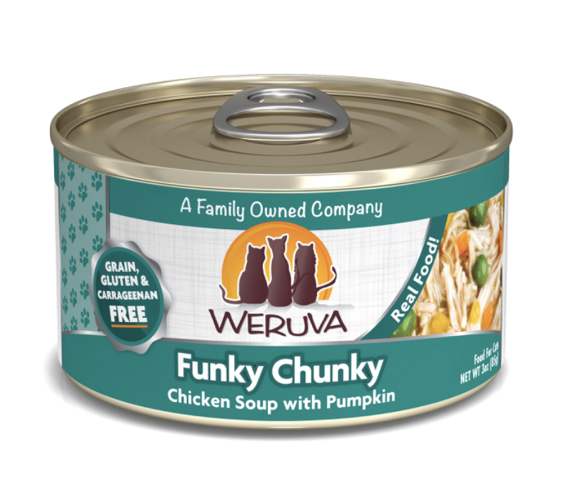 Weruva Funky Chunky Chicken Soup with Pumpkin Canned Cat Food
