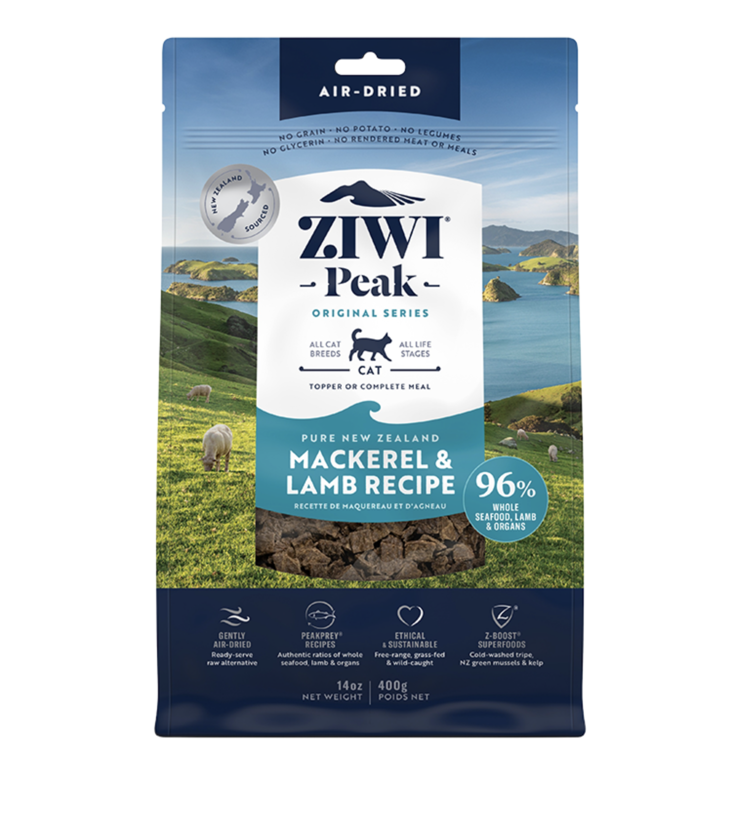 Ziwi Peak Air-Dried Mackerel & Lamb Cat Food