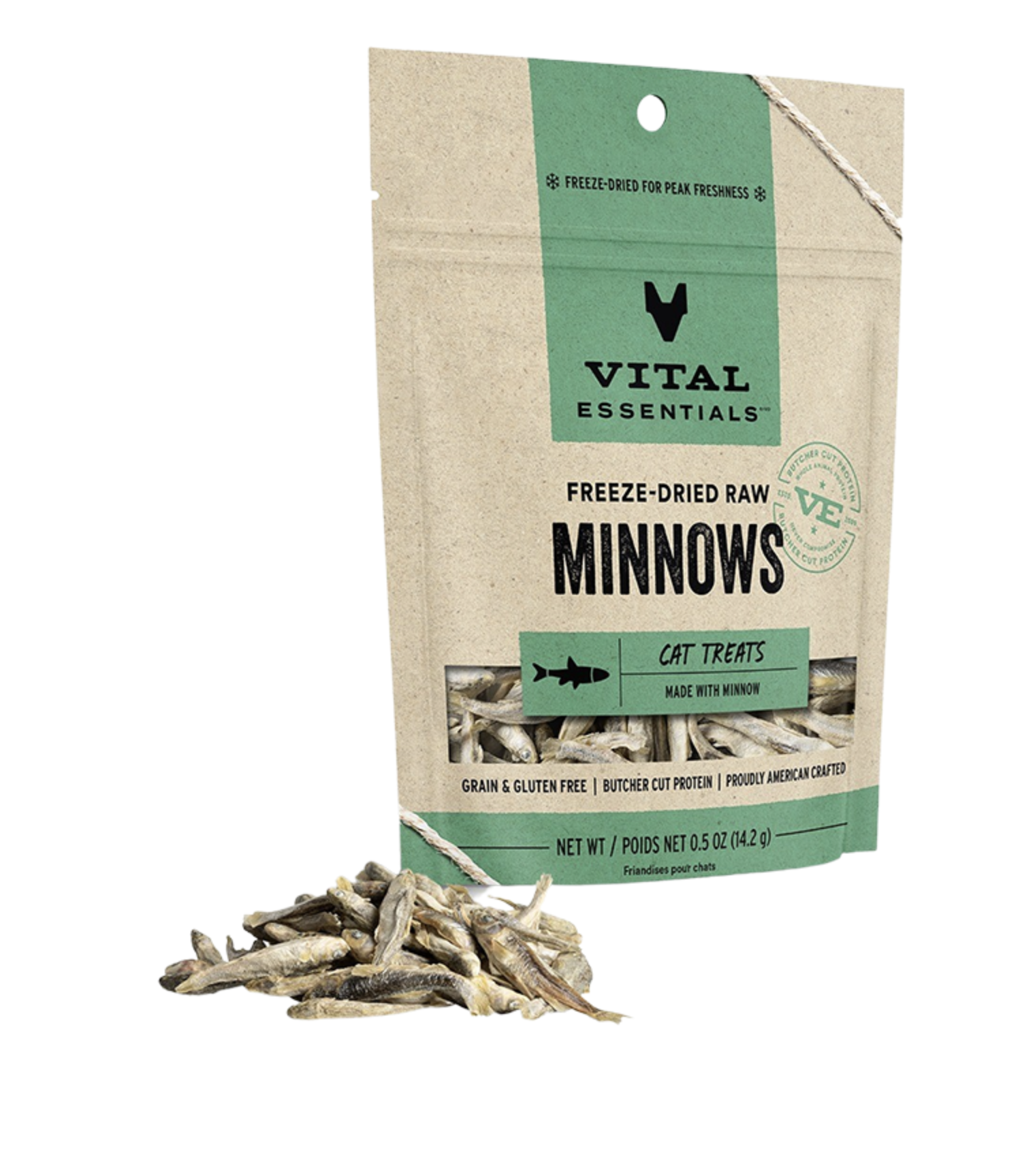 Vital Essentials Minnows Freeze-Dried Raw Cat Treats