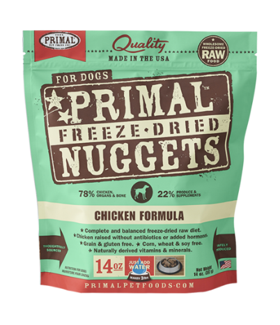 Primal Raw Freeze-Dried Chicken Dog Food