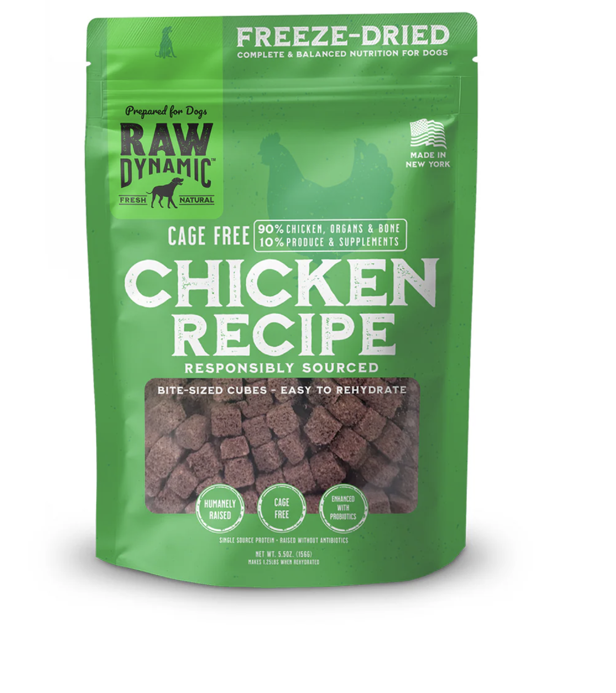 Raw Dynamic Freeze-Dried Raw CHICKEN FORMULA FOR DOGS