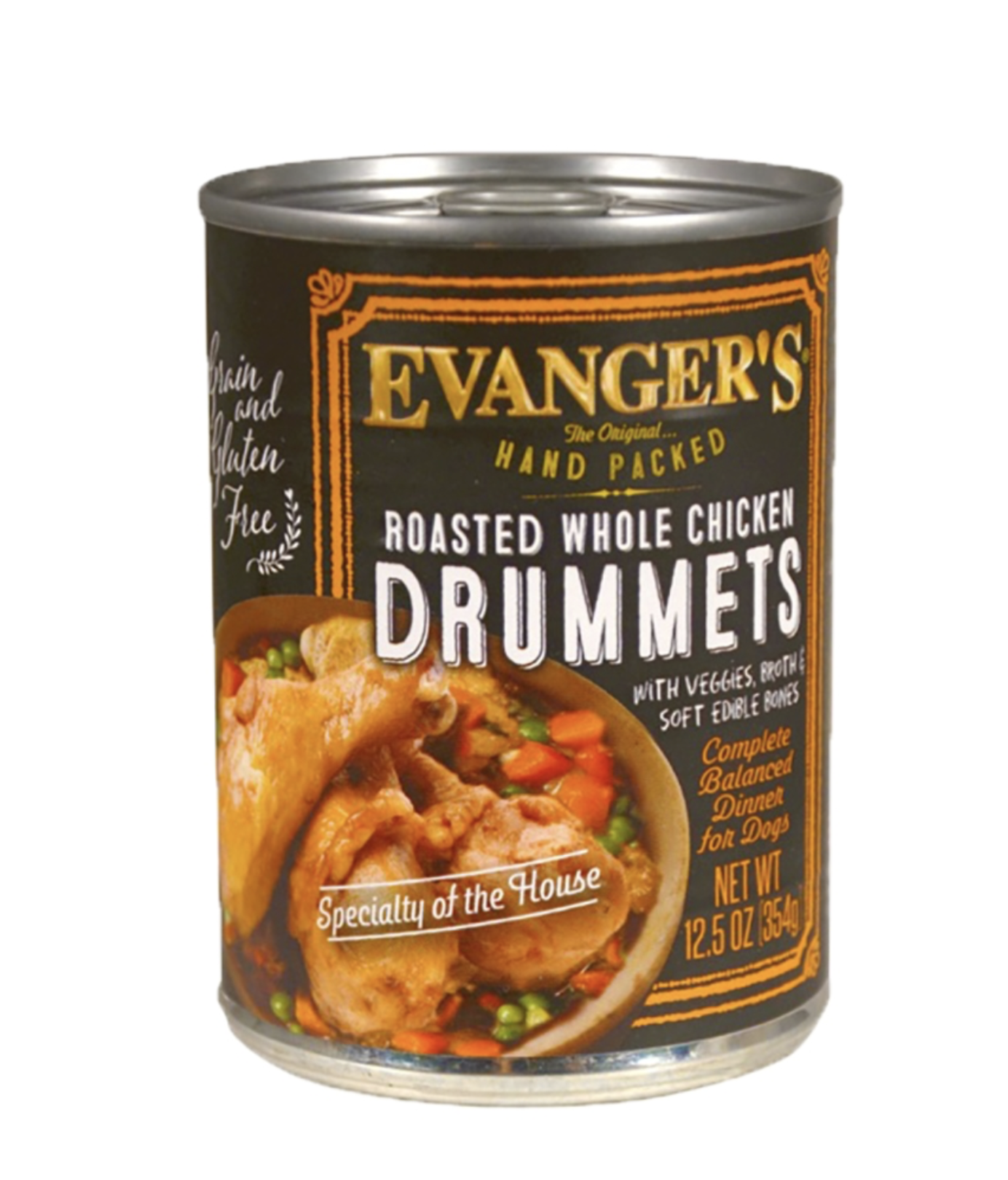 Evanger's Hand Packed Roasted Whole Chicken Drummet Canned Dog Food