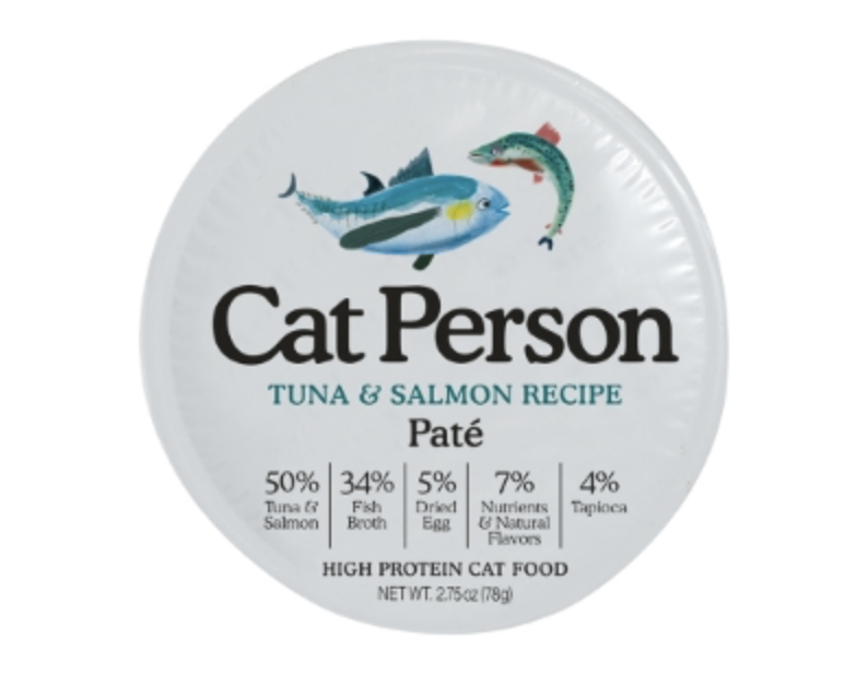 Cat Person Tuna & Salmon Pate Cat Food