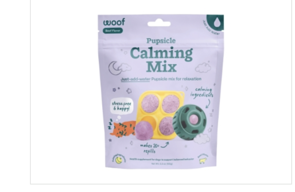WOOF DOG PUPSICLE CALMING MIX 5.5OZ