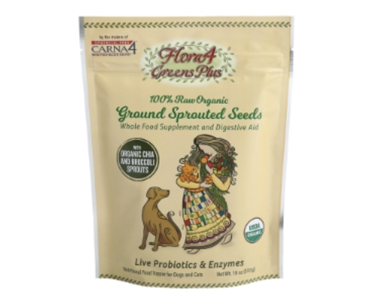 Carna4 Dog Flora4 Greens Plus Sprouted Seed Topper