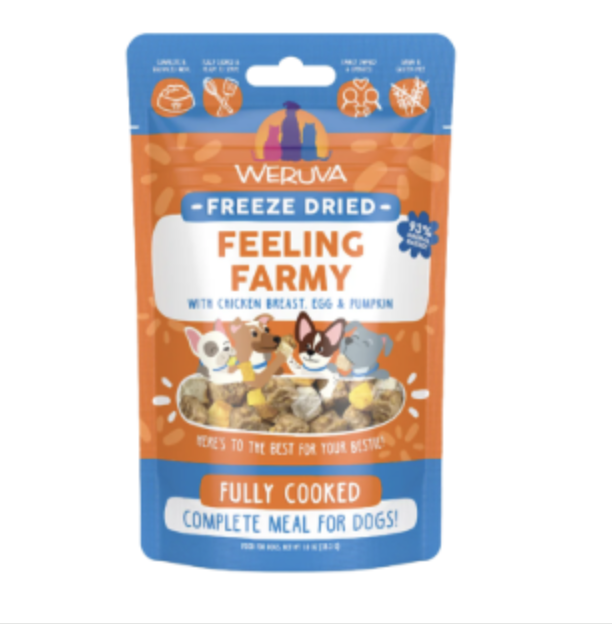 Weruva Dog Freeze Dried Feeling Farmy