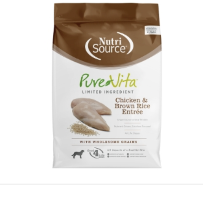 PureVita Chicken and Brown Rice Dry Dog Food