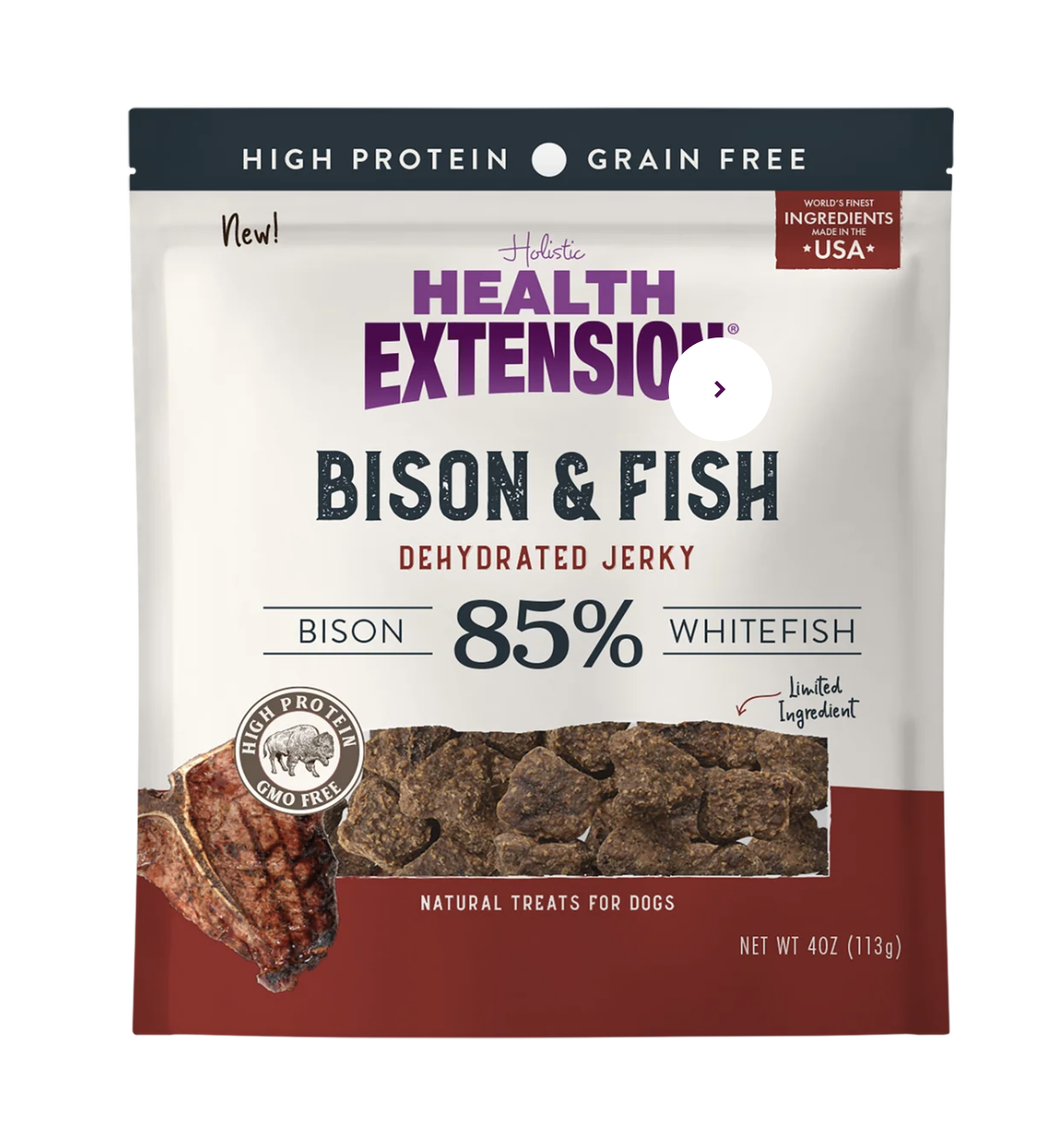 Health Extension Bison & Fish Jerky