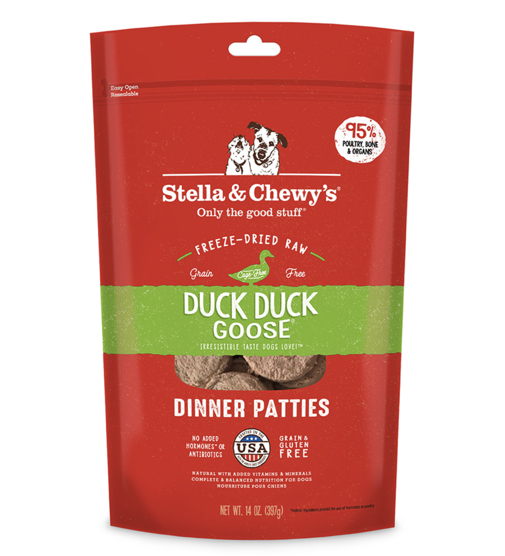 Stella & Chewy's Raw Freeze-Dried Duck Dog Food