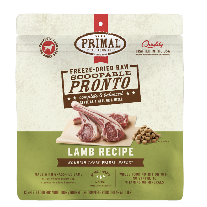 Primal Raw Freeze-Dried Lamb Dog Food