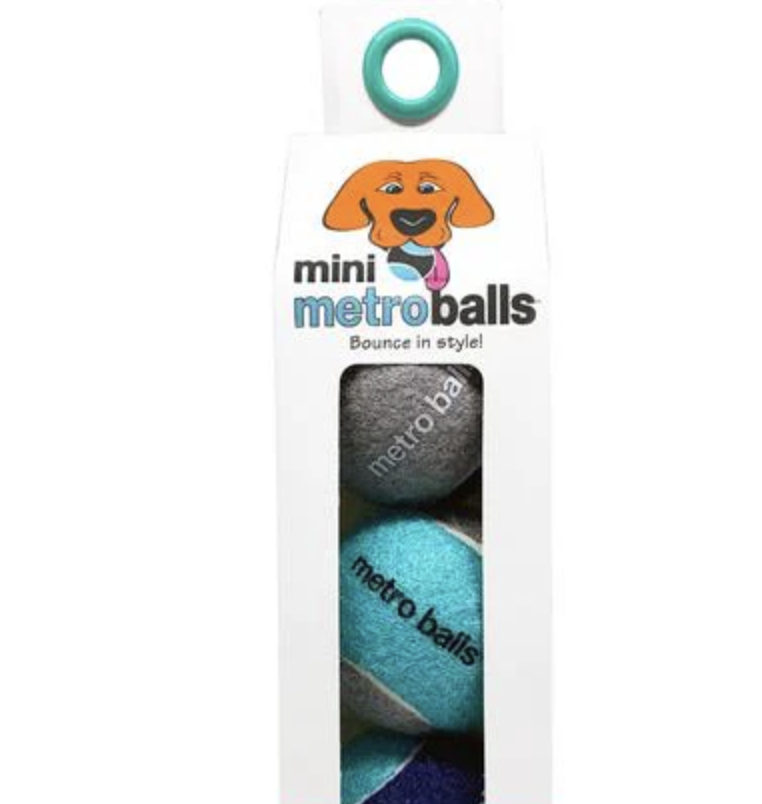 Metro Paws Mini Tennis Balls seafoam