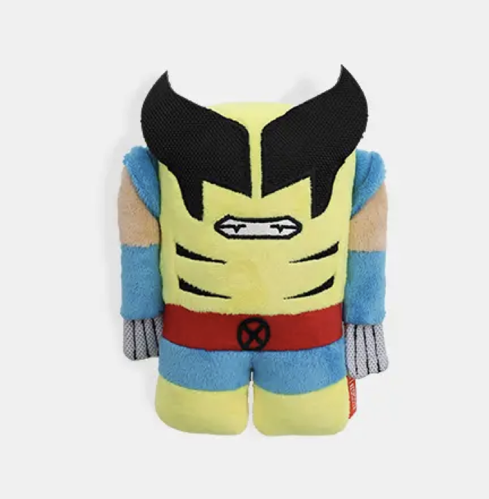 Zee.Dog Wolverine 2-in-1 Plush Squeaky Dog Toy