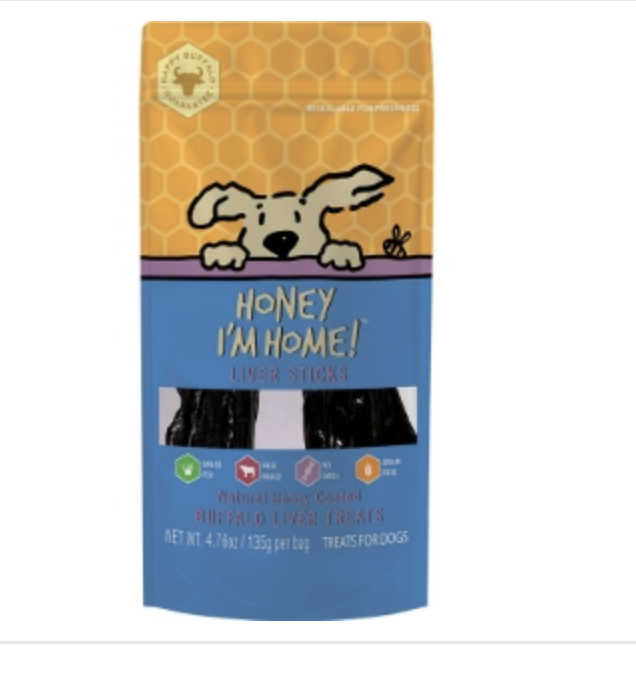 Honey I&#39;m Home Liver Sticks Dog Treats