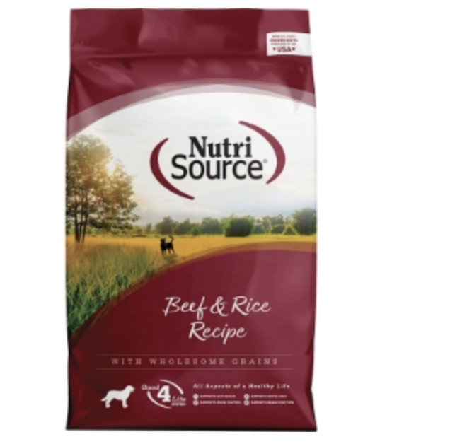 NutriSource Beef & Rice Dry Dog Food